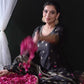 Silk Blend Jacquard Work Straight Kurta with Pant & Dupatta