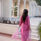 Silk Blend Embroidery Work Straight Kurta with Pant & Dupatta