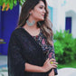 Crepe Printed A-Line Kurta with Pant & Dupatta