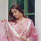 Silk Blend Sequence and Embroidery Work Straight Kurta with Pant & Dupatta