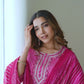 Cotton Printed Straight Kurta with Pant & Dupatta