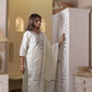 Silk Embroidery and Lace Straight Kurta with Pant & Dupatta