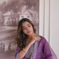 Silk Blend Printed Straight Kurta with Pant & Dupatta