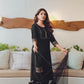 Cotton Blend Sequence Embroidery, Foil Print and Gota Lace Straight Kurta with Pant & Dupatta